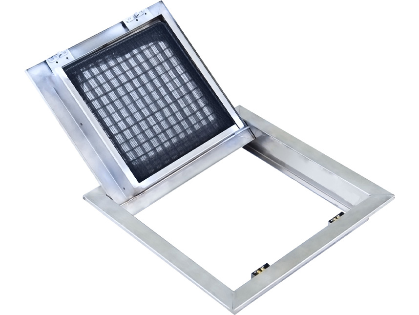 不锈钢可拆式格栅顶回风口DSC_2203